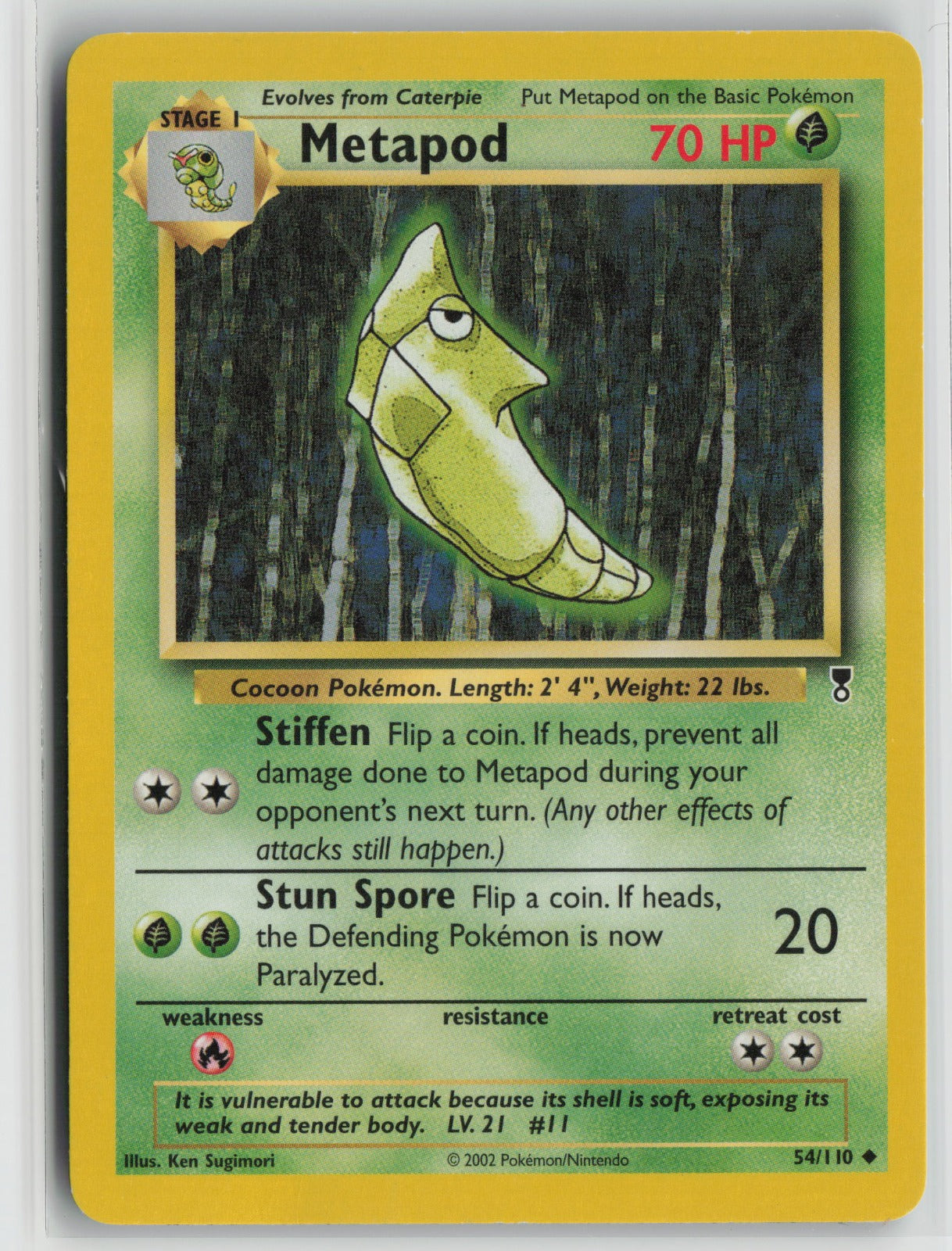 Metapod Uncommon LC 054/110 LP