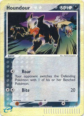 Houndour (REVERSE HALO)- Dragon #59/97