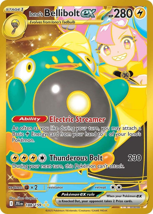 Iono's Bellibolt EX - Journey Together #188/159