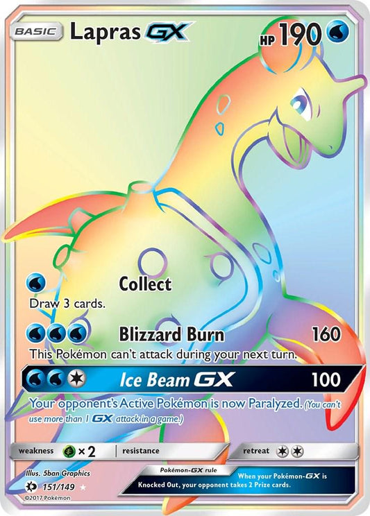 Lapras GX - Sun & Moon Base #151/149