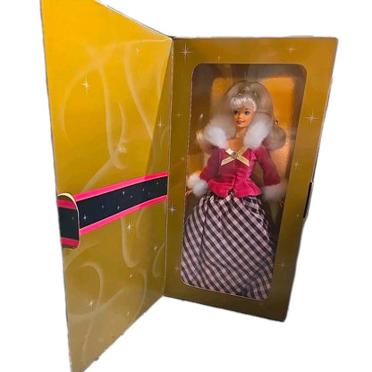 1996 Mattel Avon Exclusive Winter Rhapsody Barbie Doll New In Box