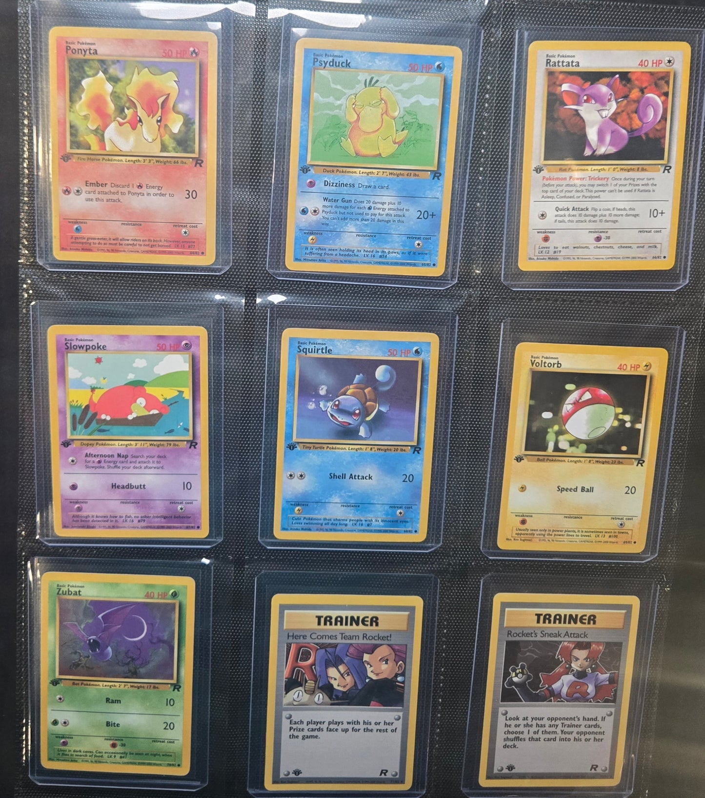 1st Edition Team Rocket Complete set - Cleanest Set Ever (SEE PICTURES)