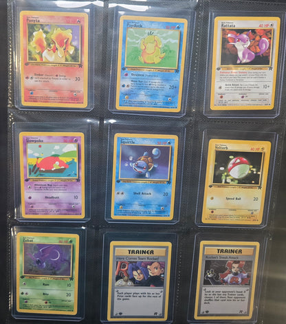 1st Edition Team Rocket Complete set - Cleanest Set Ever (SEE PICTURES)
