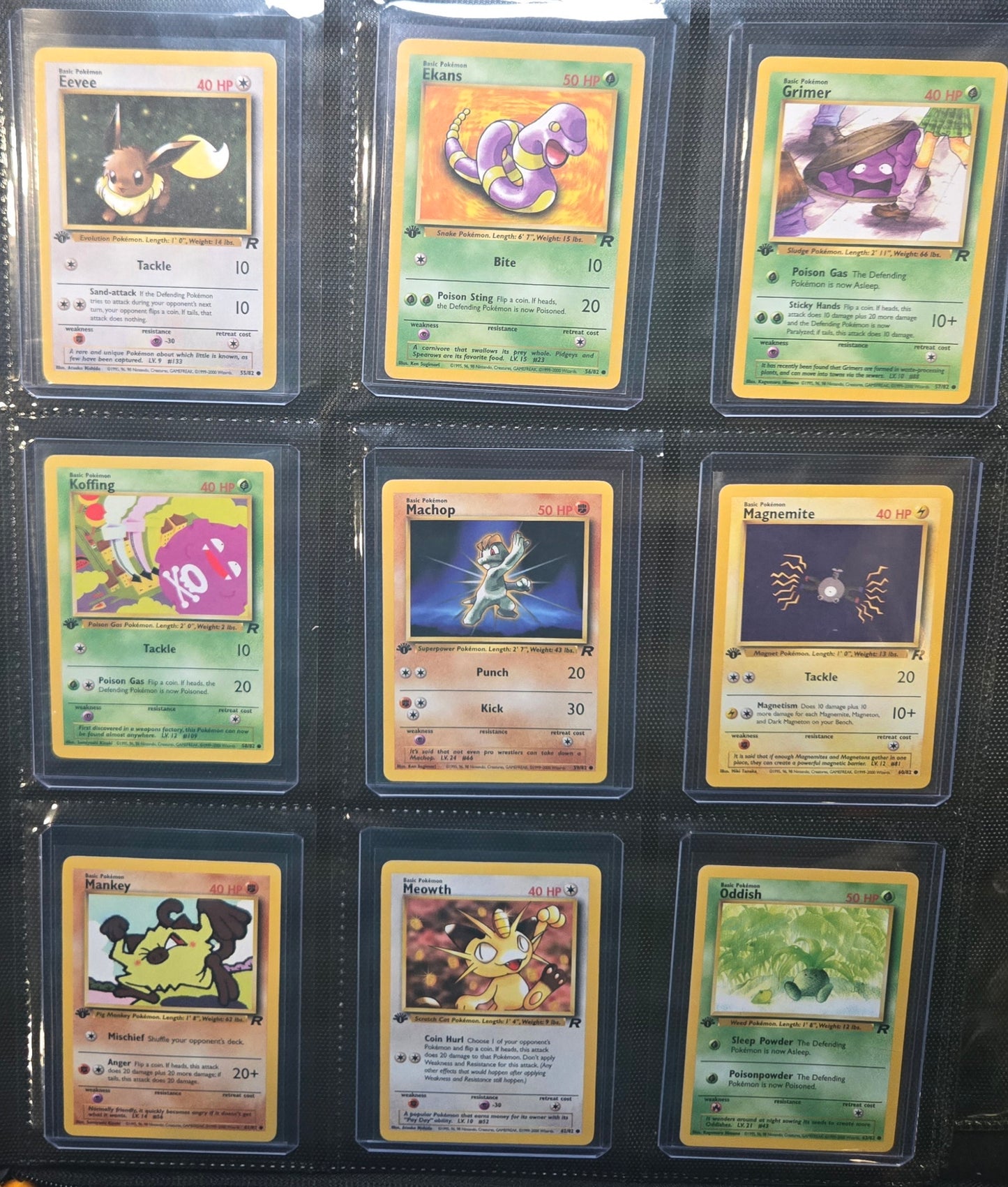 1st Edition Team Rocket Complete set - Cleanest Set Ever (SEE PICTURES)