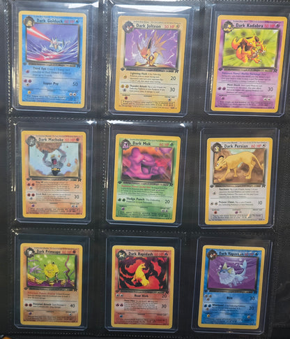 1st Edition Team Rocket Complete set - Cleanest Set Ever (SEE PICTURES)