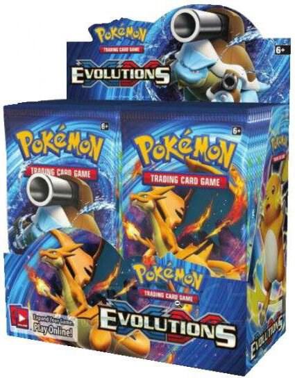 Evolutions XY Booster Box (Factory Sealed) with Acrylic Case