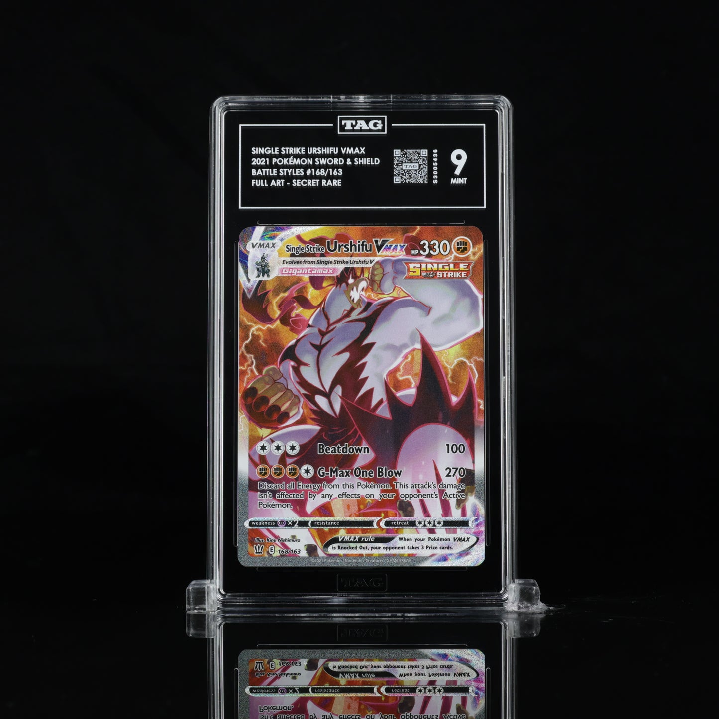 Single Strike Urshifu VMAX - SWSH 168/163 TAG 9