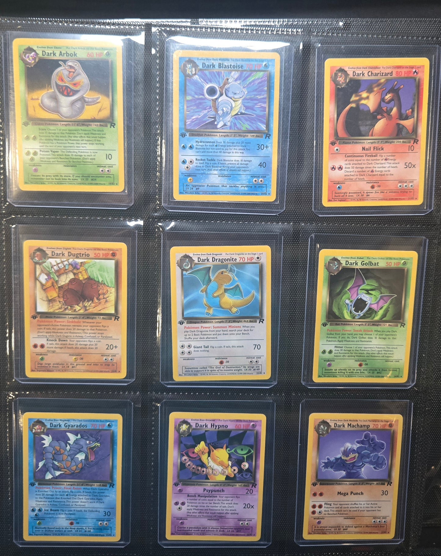 1st Edition Team Rocket Complete set - Cleanest Set Ever (SEE PICTURES)