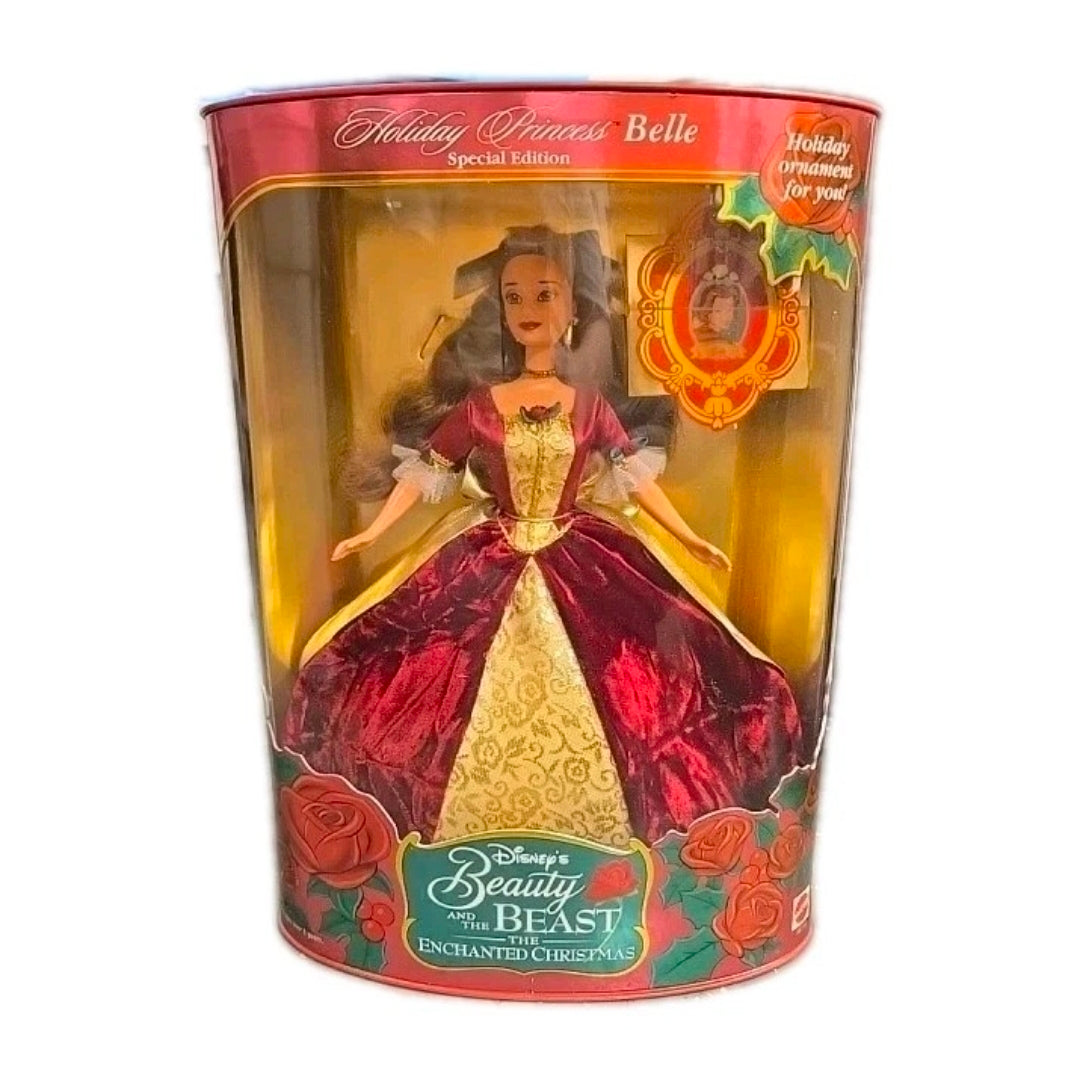 1997 Holiday Princess Belle Disney  Beauty and the Beast Barbie Doll 16710 NIB