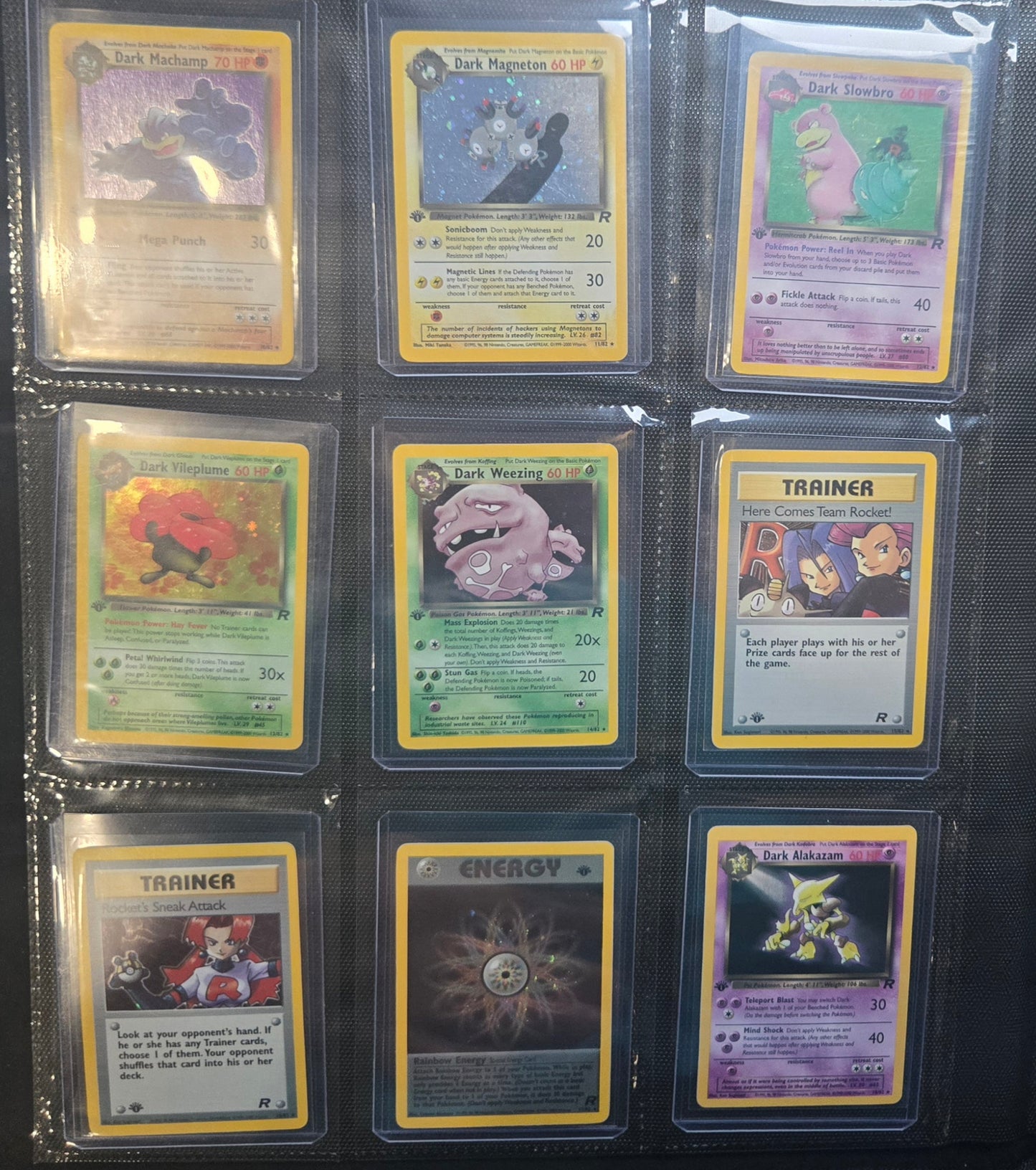 1st Edition Team Rocket Complete set - Cleanest Set Ever (SEE PICTURES)