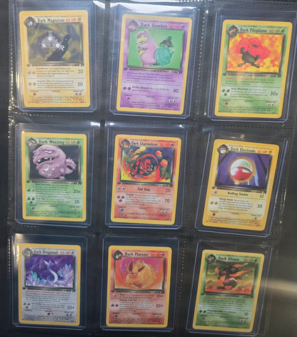 1st Edition Team Rocket Complete set - Cleanest Set Ever (SEE PICTURES)