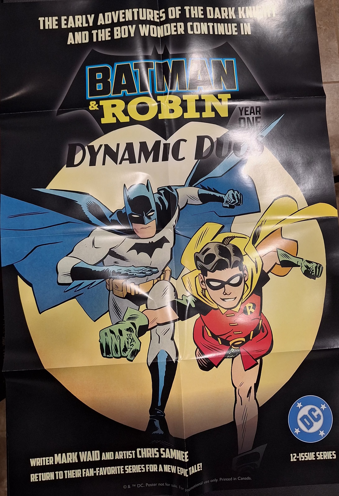 Batman & Robin Year One Dynamic Duos Promo Poster (Retailer Exclusive)