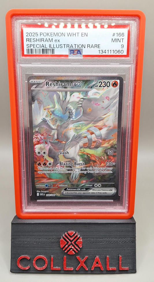 Reshiram ex - WHT #166/086 - PSA 9