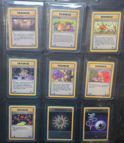1st Edition Team Rocket Complete set - Cleanest Set Ever (SEE PICTURES)