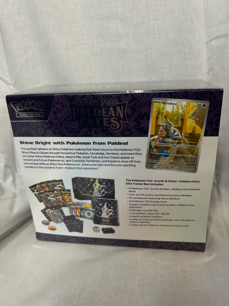 Scarlet & Violet Paldean Fates Elite Trainer Box (ETB)