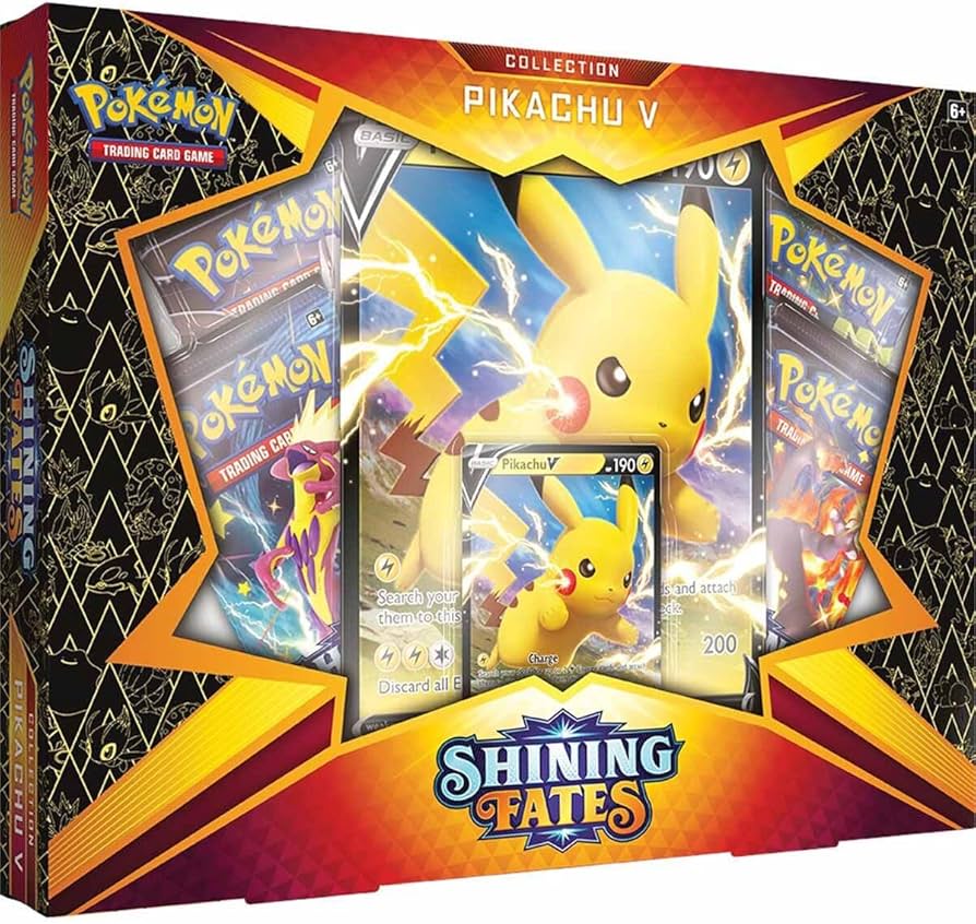 Pikachu V Box Shining Fates Box