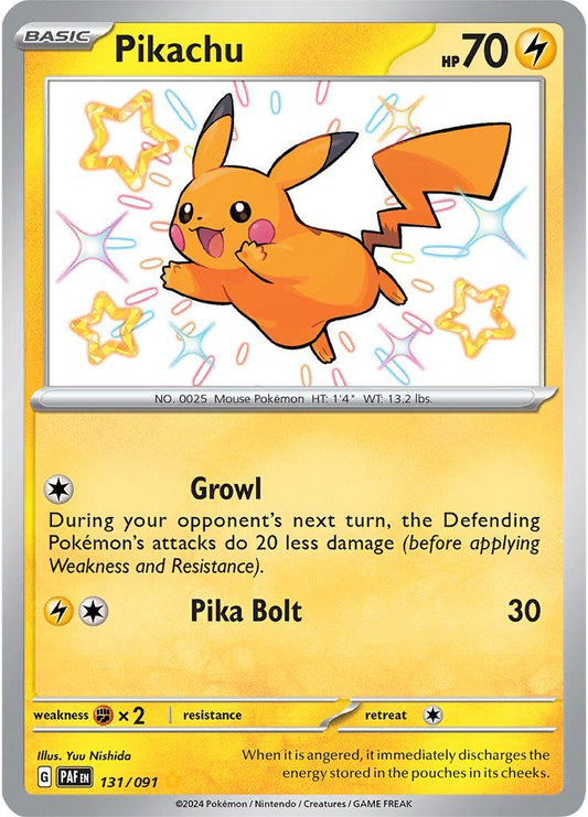 Pikachu - Paldean Fates #131/091