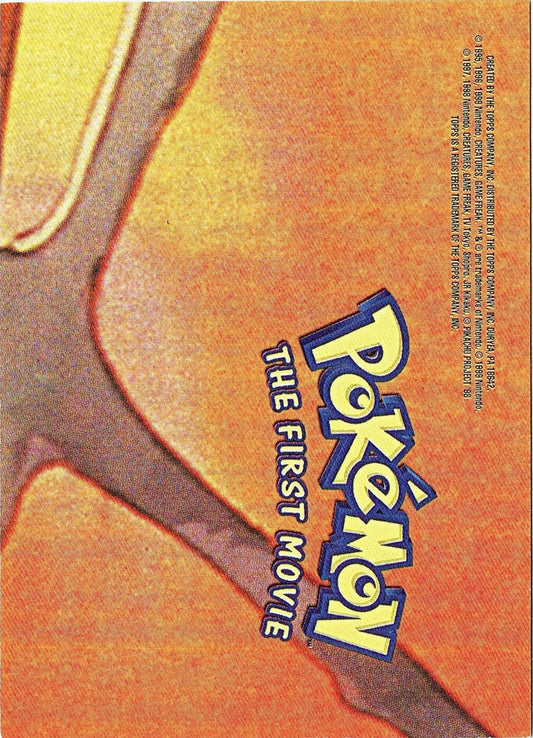 1999 Topps Pokemon The Movie Edition Sticker Cards Pikachu / Raichu